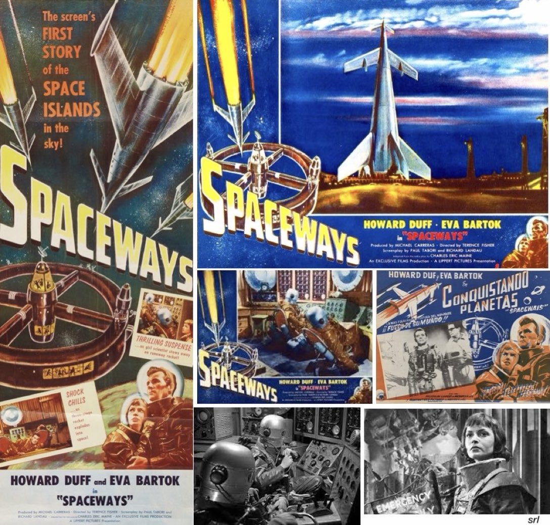 Save Redland Library (@saveredlandlibr) on Twitter photo 2pm TODAY on <a href="/TalkingPicsTV/">Talking Pictures TV</a>
The 1953 #Hammer #SciFi film🎥 “Spaceways” directed by #TerenceFisher & written by #PaulTabori + #RichardLandau
Based on #CharlesEricMaine’s 1952 radio play📻
🌟#HowardDuff #EvaBartok #AlanWheatley #PhilipLeaver #MichaelMedwin #AndrewOsborn 2pm TODAY on <a href="/TalkingPicsTV/">Talking Pictures TV</a>
The 1953 #Hammer #SciFi film🎥 “Spaceways” directed by #TerenceFisher & written by #PaulTabori + #RichardLandau
Based on #CharlesEricMaine’s 1952 radio play📻
🌟#HowardDuff #EvaBartok #AlanWheatley #PhilipLeaver #MichaelMedwin #AndrewOsborn
