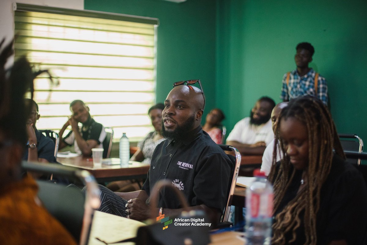 mistameister's tweet photo. Yesterday was one for the books. Weโre in our 6th week of the Africa Digital Creators Academy ( ADCA ) at @JamboSpaces , and the god MC @manifestive came in as a guest lecturer. It was such an in-depth conversation that left everyone in awe. Iโm glad we can create such moments. https://t.co/jUMpVsJBqc