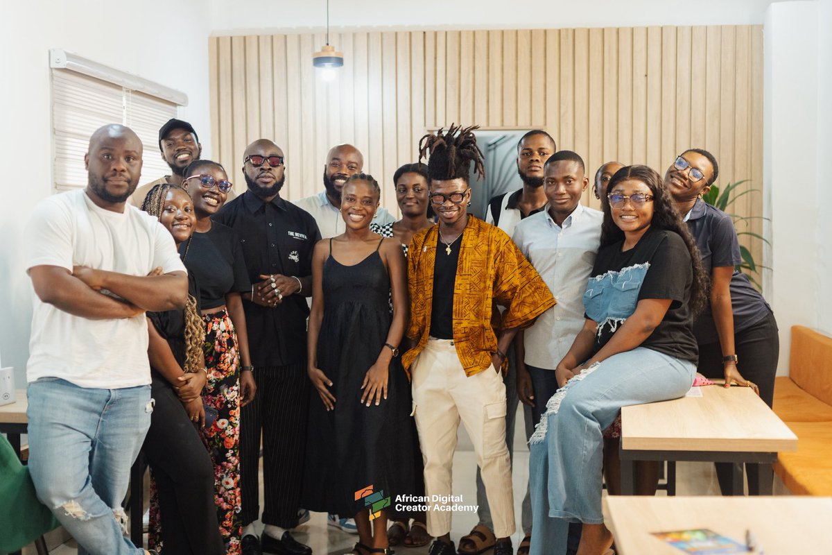 mistameister's tweet photo. Yesterday was one for the books. Weโre in our 6th week of the Africa Digital Creators Academy ( ADCA ) at @JamboSpaces , and the god MC @manifestive came in as a guest lecturer. It was such an in-depth conversation that left everyone in awe. Iโm glad we can create such moments. https://t.co/jUMpVsJBqc