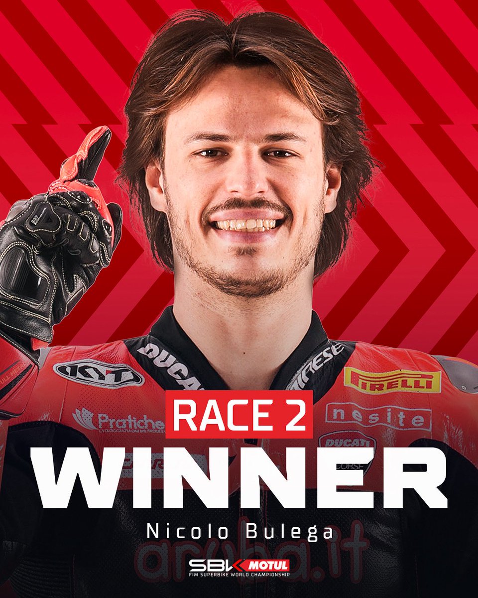 WOOOOOOW! 🔥 <a href="/nbulega/">Nicolò Bulega</a> TAKES THE WIN AT MOST 🤩🤩🤩

#CzechWorldSBK🇨🇿 #WorldSBK