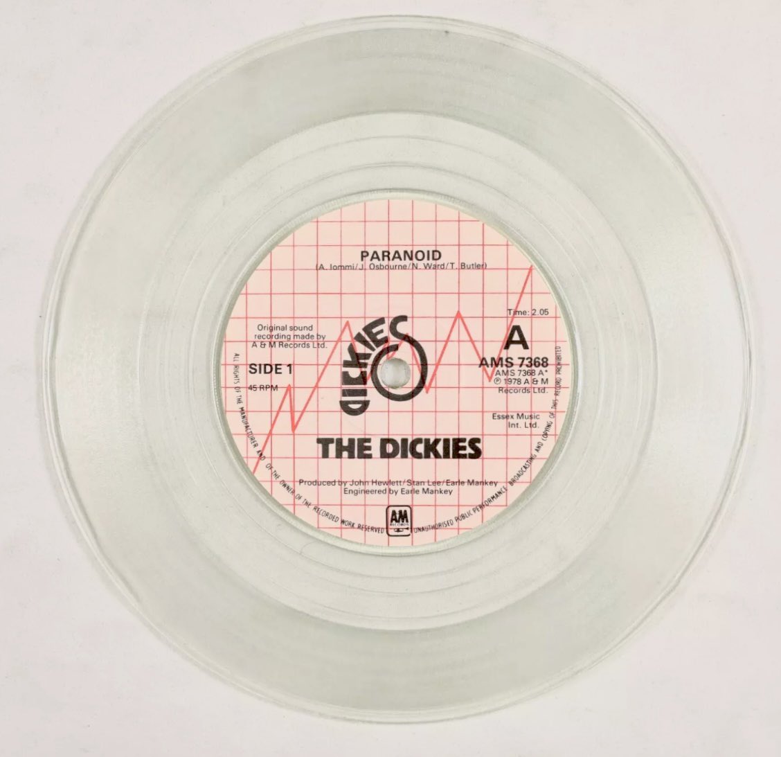 adeyb67's tweet photo. The Dickies 
Paranoid

Ⓟ 1978

@NewWaveAndPunk #thedickies #70s #music #RecordCollector #vinylrecords #vinyl https://t.co/GkC3d0t0tP