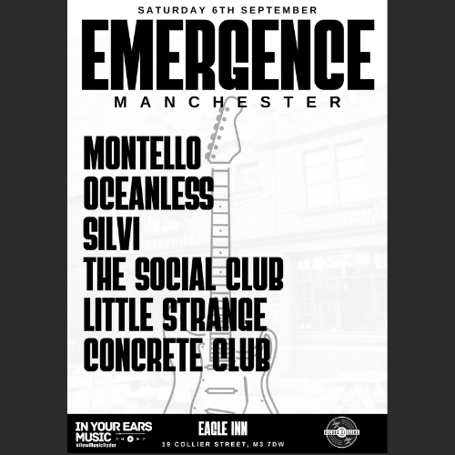 InYourEarsMusic's tweet image. Emergence Festival

Join us on Saturday 6th September at @EagleInnSalford  for a brilliant afternoon of emerging music!

fatso.ma/092e

@RecordCitizens @waxandbeans