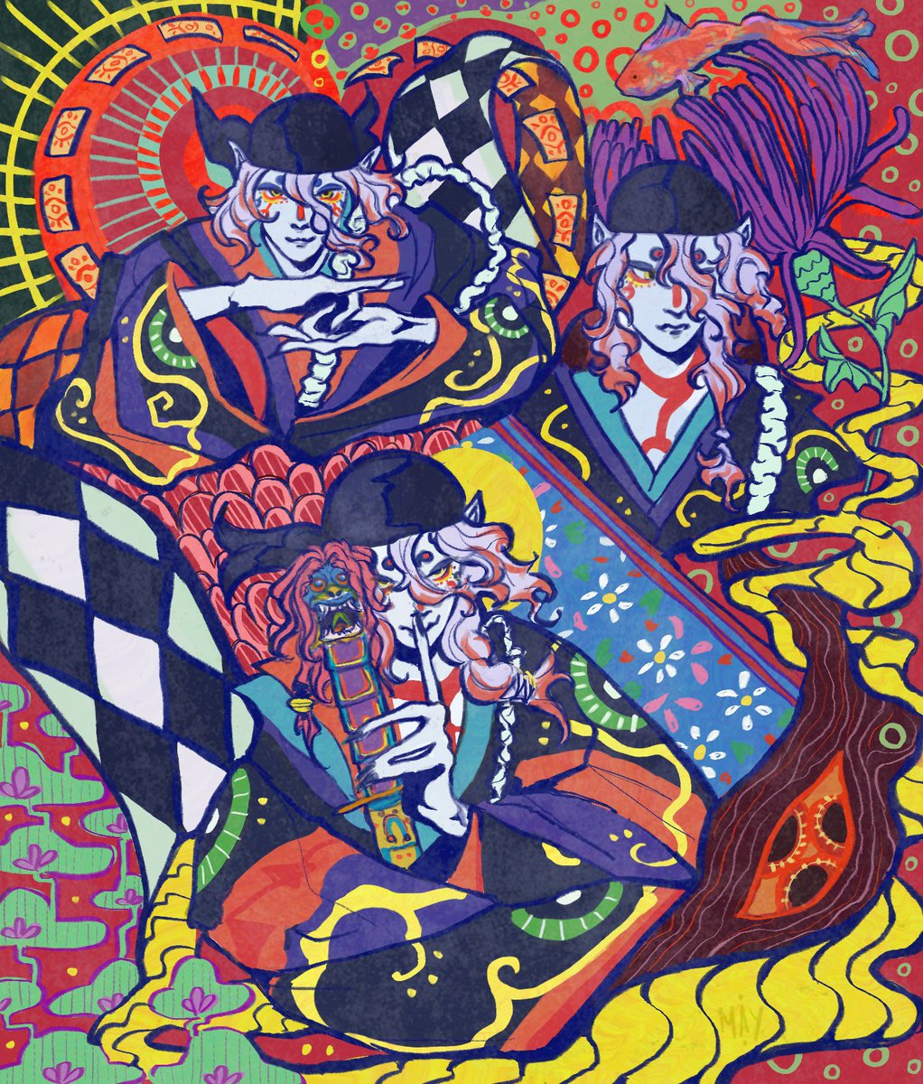 ok WOW I finally finished this piece😭

#mononoke #mononokeart