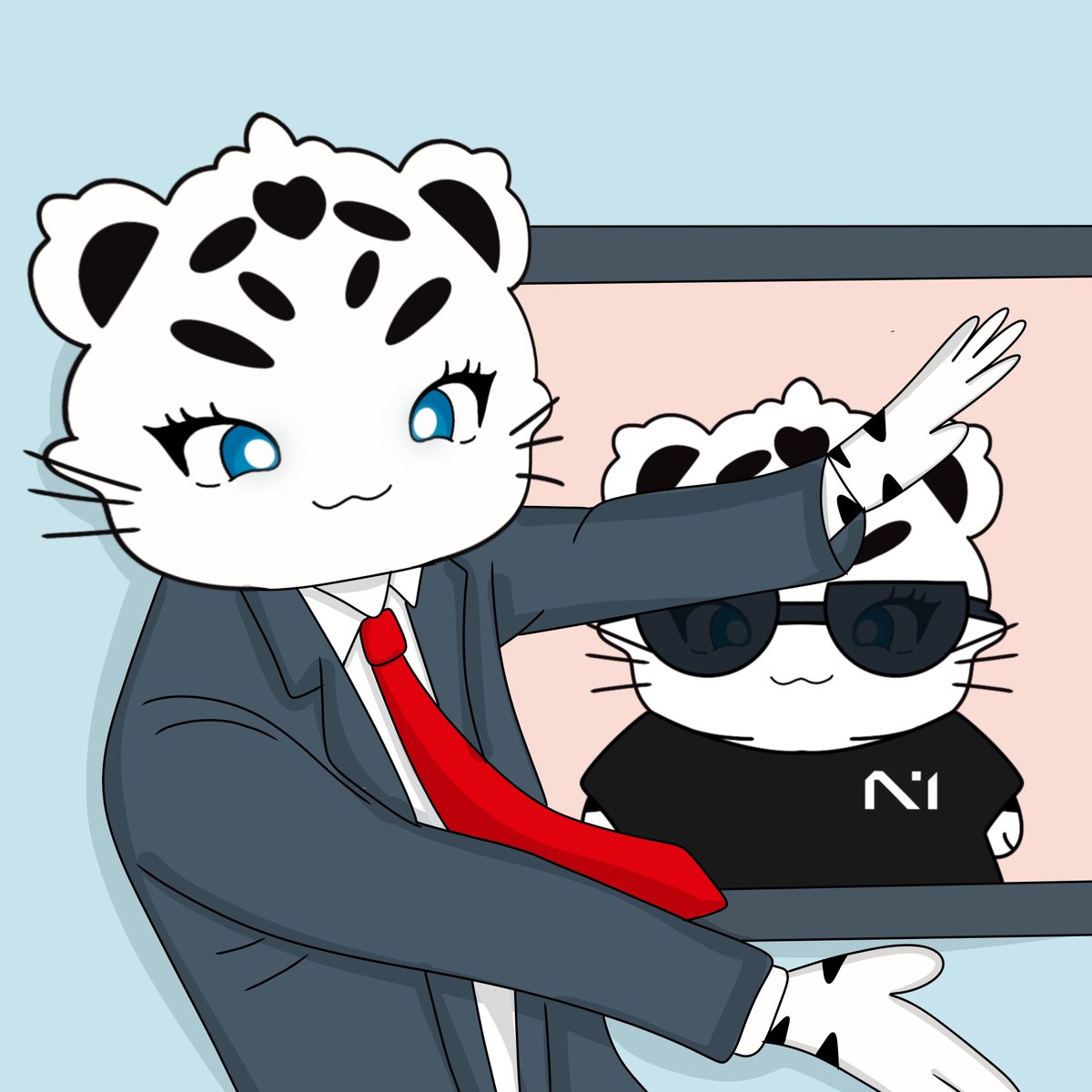 Help us come up with 5 nicknames for our chubby tiger. If we love your suggestions, you'll get a WL (whitelist),  retweet, a like, and become part of our family!💯💯