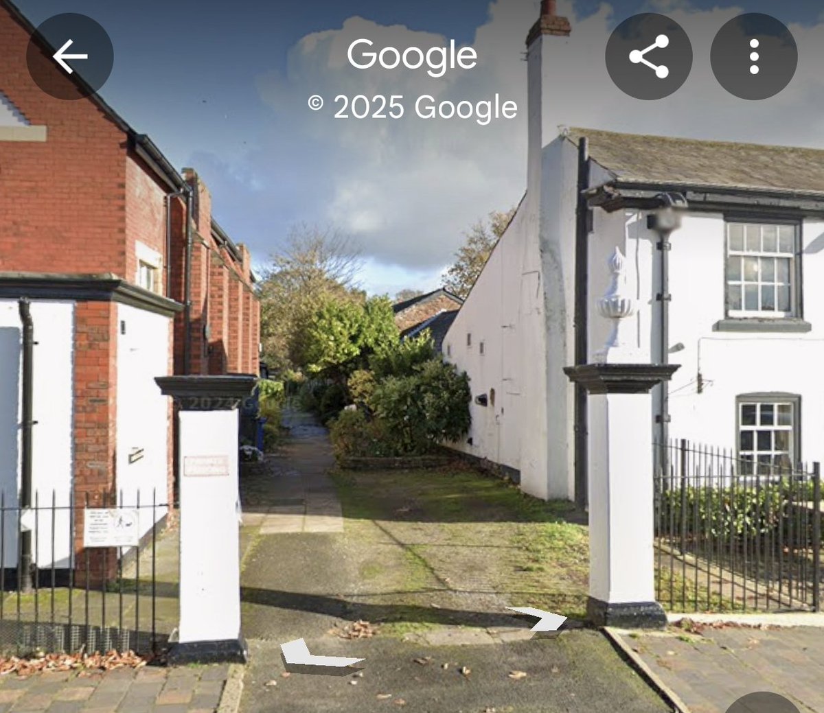 A sketch of St. Cuthberts, #Churchtown from a booklet published in 1892. Note the old entrance pillars to the church, where today stands the Lychgate, with said pillars now forming an entrance to the rear of the Parochial Hall.