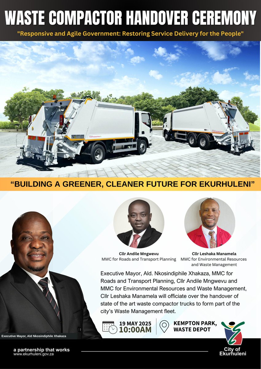 CITY OF EKURHULENI tweet media
