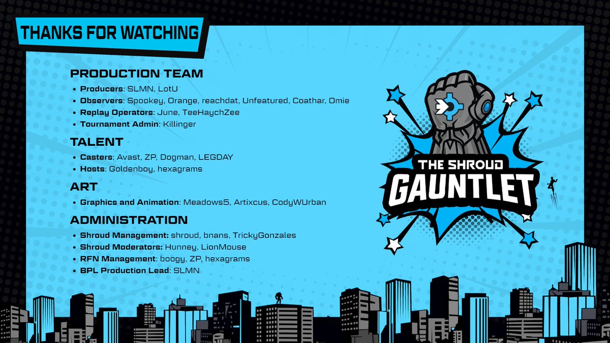 Bad Pachimari League (@bpl_ow) on Twitter photo Shout-out to the entire team who worked on the epic Shroud Gauntlet today on behalf of <a href="/shroud/">Michael Grzesiek</a> @rivalsrfn! Shout-out to the entire team who worked on the epic Shroud Gauntlet today on behalf of <a href="/shroud/">Michael Grzesiek</a> @rivalsrfn!