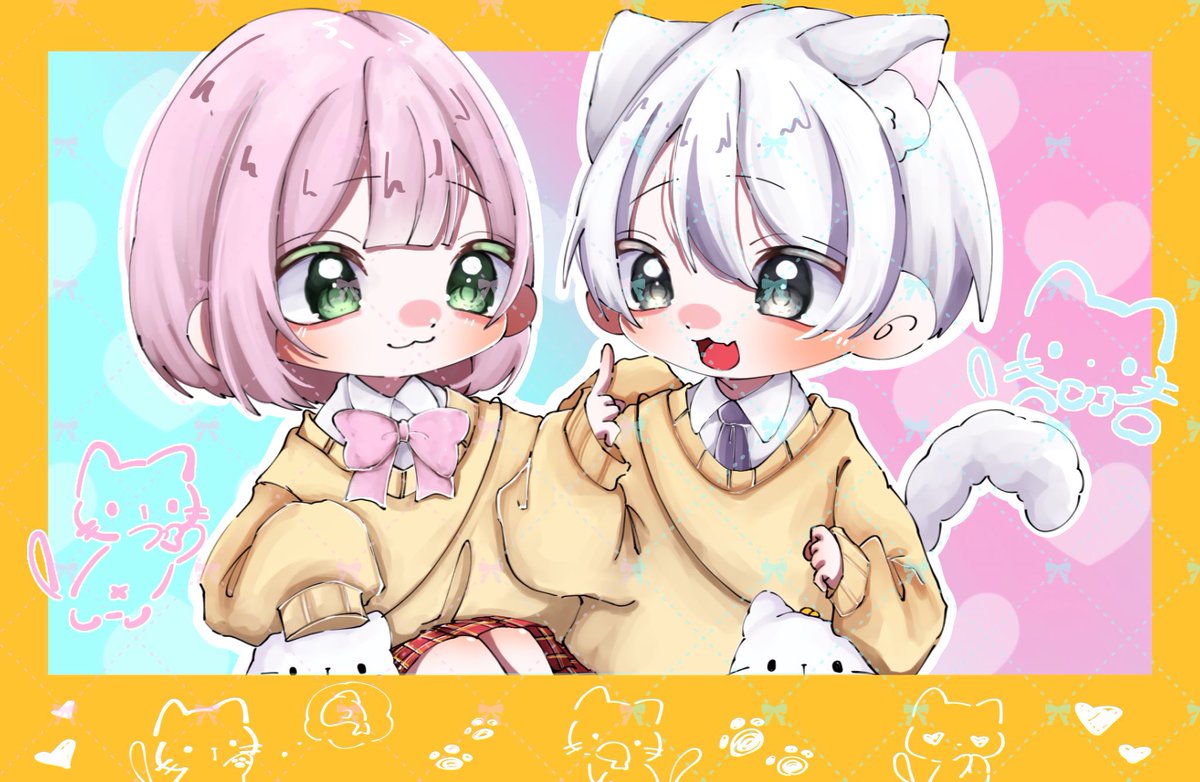 Luocy_'s tweet photo. 全部かわいい🐈‍⬛🎀
最近頑張ってるので拡散いいねくれると嬉しいです！꒰ ՞o̴̶̷̤ᾥo̴̶̷̤՞ ꒱ https://t.co/pi0Zbt8Xxt