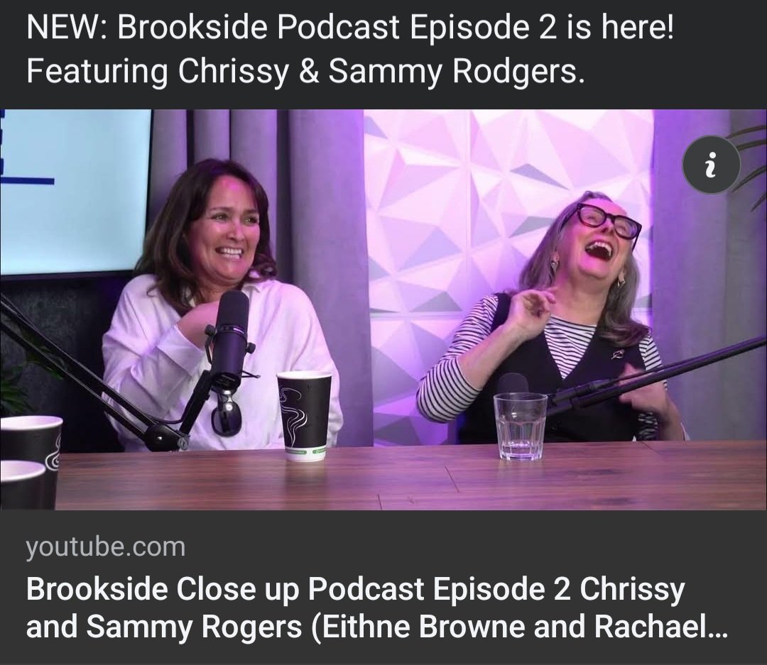 BROOKSIDE PODCAST EPISODE 2 IS HERE: youtu.be/Y-IiCRh_qvg?si…