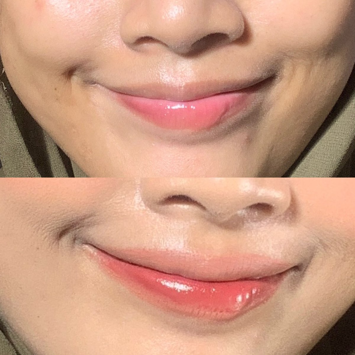 udah jadi shade paling cocok sama makeup dan muka aku, yang pasti cover two tone lips deh..🫵🏻

bakalan keliatan fresh juga💓