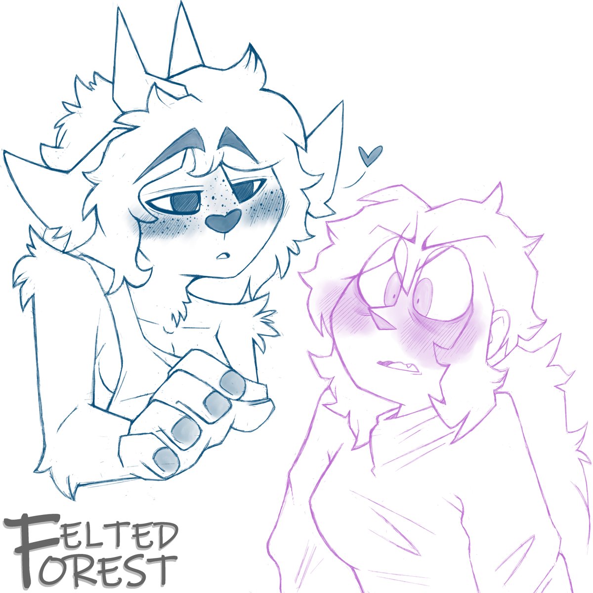 FeltedDrawings's tweet photo. Niu and Heather

#feltedforest #feltedforestdrawings #myart #reupload #digitalpainting #digitalart #digitaldrawing #drawing #originalcharacter #oc #furryart #art #furry #cartoonstyle #characterdesign #illustration #humanoidOC #cartoon #cartoonart #WLW #QueerShip #lgbt https://t.co/P7A4oTPtFT