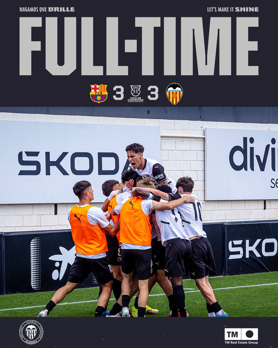 Academia_VCF's tweet photo. 🏆 COPA DE CAMPEONES 🏆

‼️‼️JKASKJAKSJAKSJKAJSAJSK ‼️‼️

🦇Nos metemos en la FINAL FOUR‼️‼️‼️ 

🔝Remontada espectacular del #VCFJuvenil 🅰️ que igualó en 6 minutos el 3-0 en contra del @FCBmasia 

#BarcelonaVCFJuvenilA 🔴🦇 https://t.co/g834B8qoHx