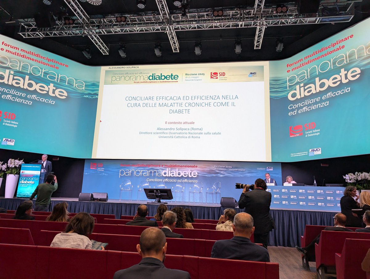 Al via Panorama Diabete 2025
Conciliare efficacia ed efficienza 

#ParoleCheCurano
<a href="/Sid_Italia/">SID Italia</a> #YoSID #Diabete