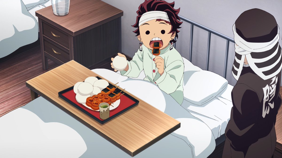 Crunchyroll_ar's tweet image. الطعام الجيد والرفقة الطيبة يجعلانك تنسى همومك لبعض الوقت 🍘