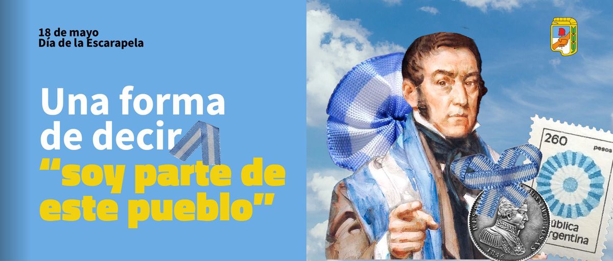 En 1812, la escarapela se convirtió en nuestro primer símbolo patrio. Una forma de reconocernos entre iguales en tiempos de revolución y de ser parte de algo nuevo. 

Hoy sigue siendo una señal de nuestra identidad, un símbolo que llevamos en el pecho. 

Este 18 de mayo, volvamos