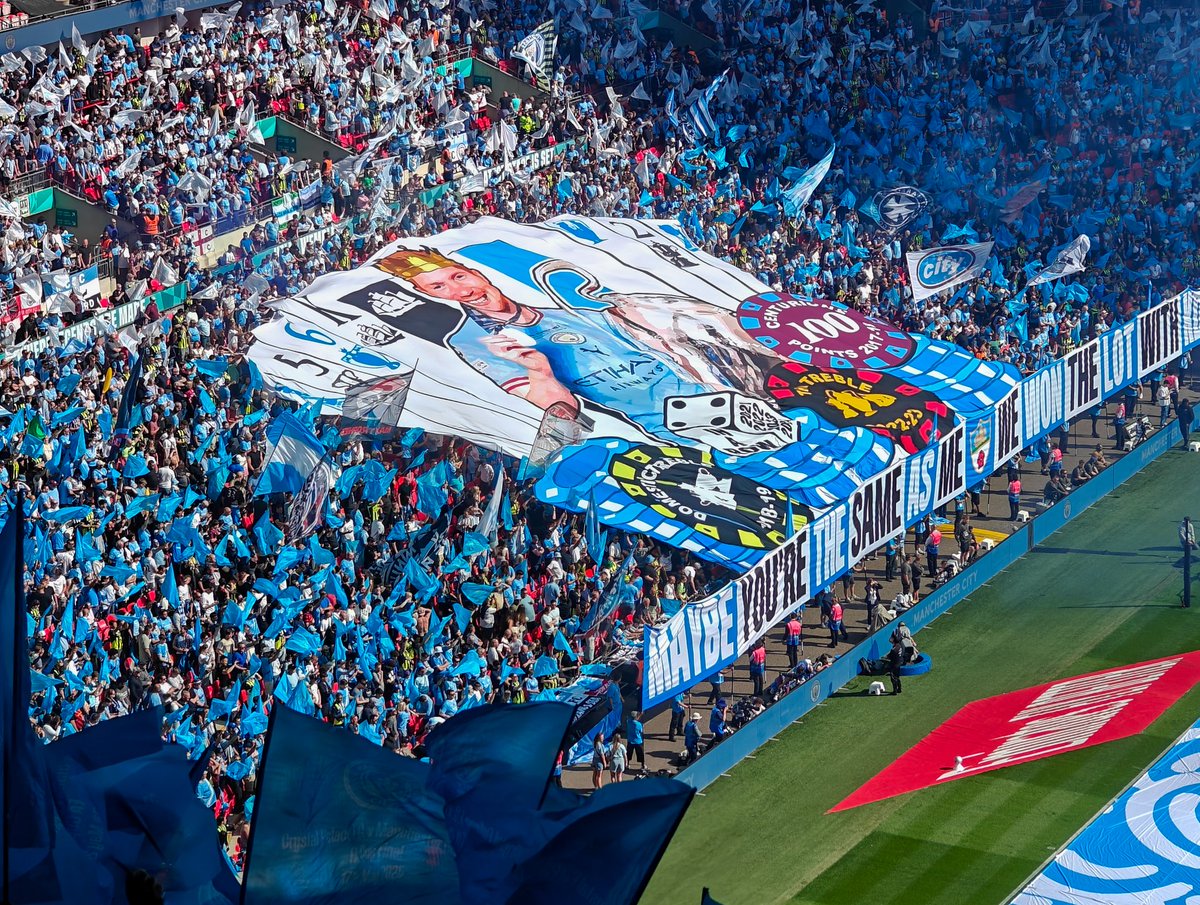 Amazing to experience my first F.A. Cup final.

Not the result I would have liked but an intriguing game.

Congratulations Crystal Palace.