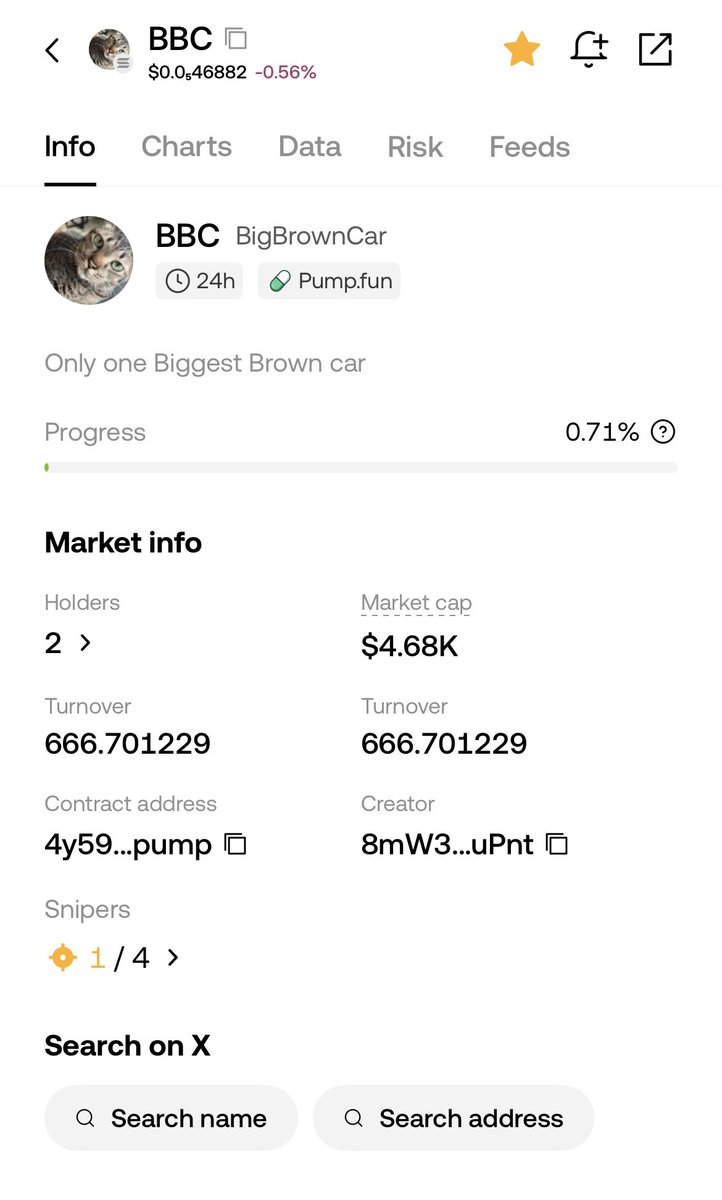 bigbrowncar's tweet photo. Now U can Buy
 #BigBrownCar on OKX web3

If can’t find me search this address :

4y59LVLnPFMepU4MshFErS5KbeJEE43sTJbn7R3xpump

Let’s join us We can win this When this #BigBrownCar has launched. We will buy this world 

🚀🚀🚀🌎🌍

#OKXWallet #Solana #Web3 https://t.co/q75AzdsfMo