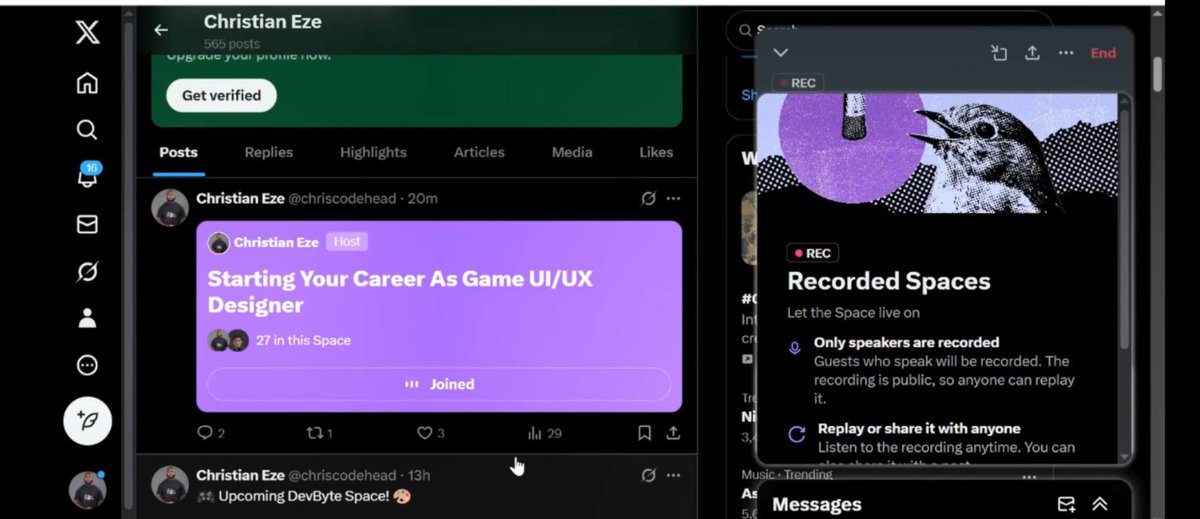 chriscodehead's tweet image. 🎮 Missed our last DevByte session?
No worries — we’ve got you covered! 🙌
“Starting Your Career as a Game UI/UX Designer.”

📽️ Watch the full recording now and level up your design journey:
👉 youtu.be/xJTZfa6M7pE