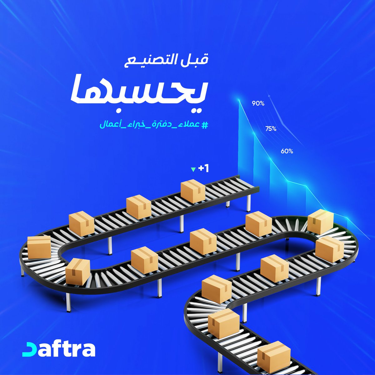 التصنيع لا يعتمد على التجربة والخطأ، ممكن تكون خامة ناقصة، طلبية تأخرت، تكلفة ما اتحسبت صح ❌
✅لكن عميل دفترة عنده كل شيء محسوب، من خلال برنامج إدارة التصنيع الذي يساعدك في:
🔹مراحل إنتاج سلسة ومنظمة مع إضافة محطات عمل
🔹إنشاء قوائم مواد الإنتاج التي تٌحوَّل إلى أوامر التصنيع