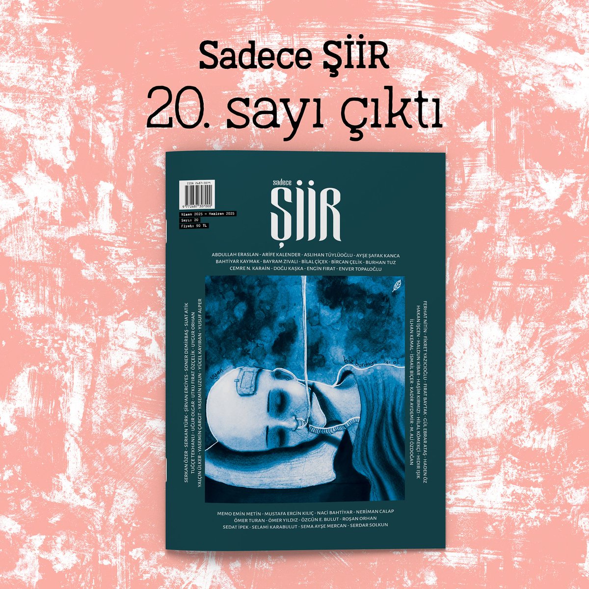 sadece ŞİİR'in yeni sayısında Onur Köybaşı’nın “Süperstar” adlı kitabı üzerine Ömer Turan, Şükrü Erbaş’ın “Yarasaların Avlusunda” adlı kitabı üzerine Engin Fırat yazdı.
“Şiir Sana Ne Yaptı” sorusunu bu sayıda Hıdır Işık yanıtladı.