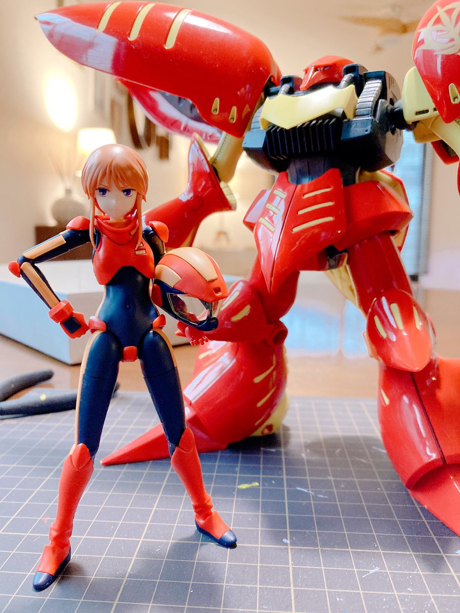 yappariVGUN's tweet photo. オッさん、少女のプラモを作る…

フィギュアライズスタンダードでシュラク隊やネネカ隊、カテジナさんを商品化したらいいのに…結構売れるんじゃない？

#プルツー　#MGキュベレイ　#フィギュアライズスタンダード https://t.co/W54ccODoOr