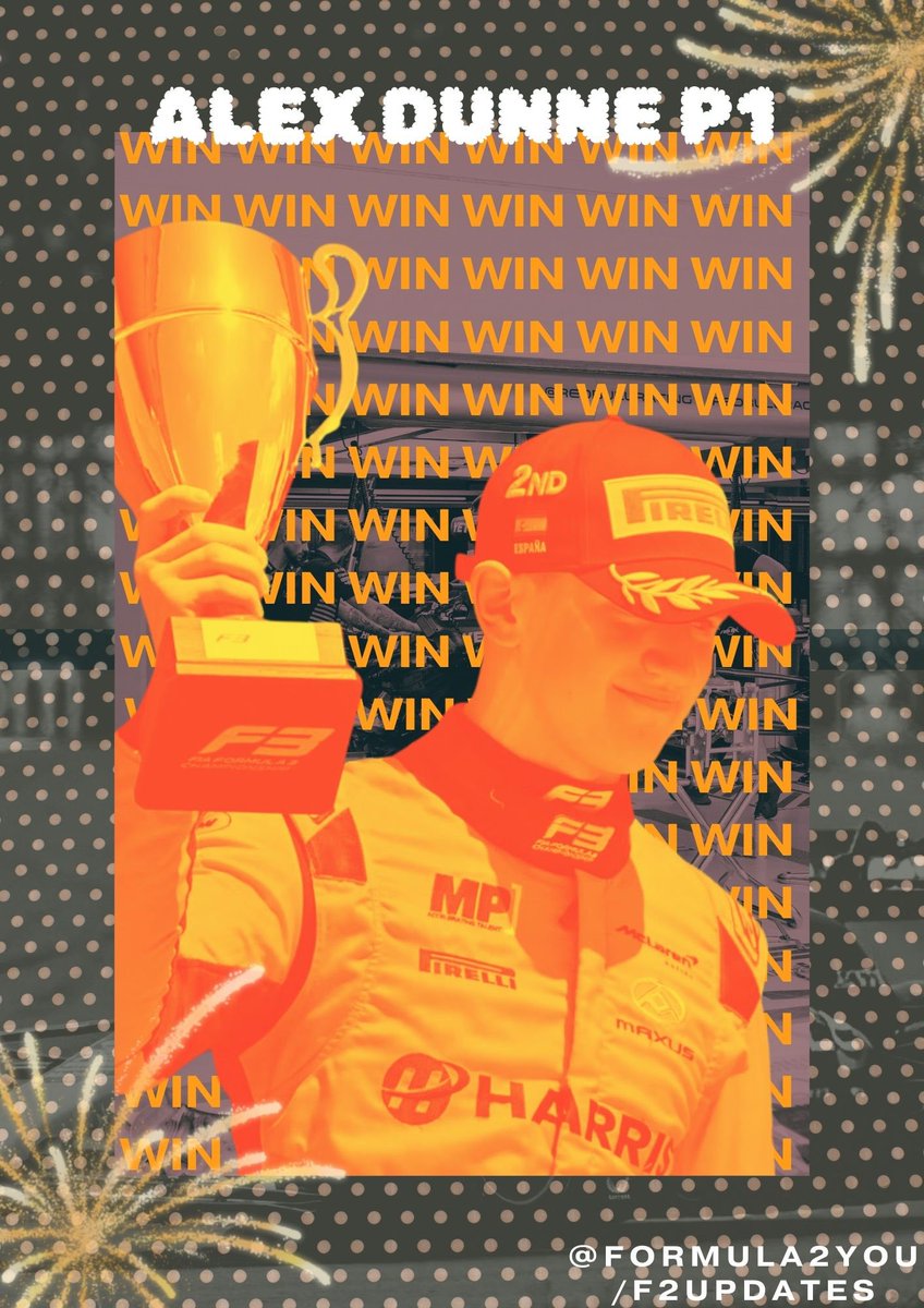 f2updates's tweet photo. ALEX DUNNE WINS IN IMOLA 🔥

The Irish driver takes the win and the championship lead 🏆

#F2 #AlexDunne #ImolaGP https://t.co/L34O8xa9Tl