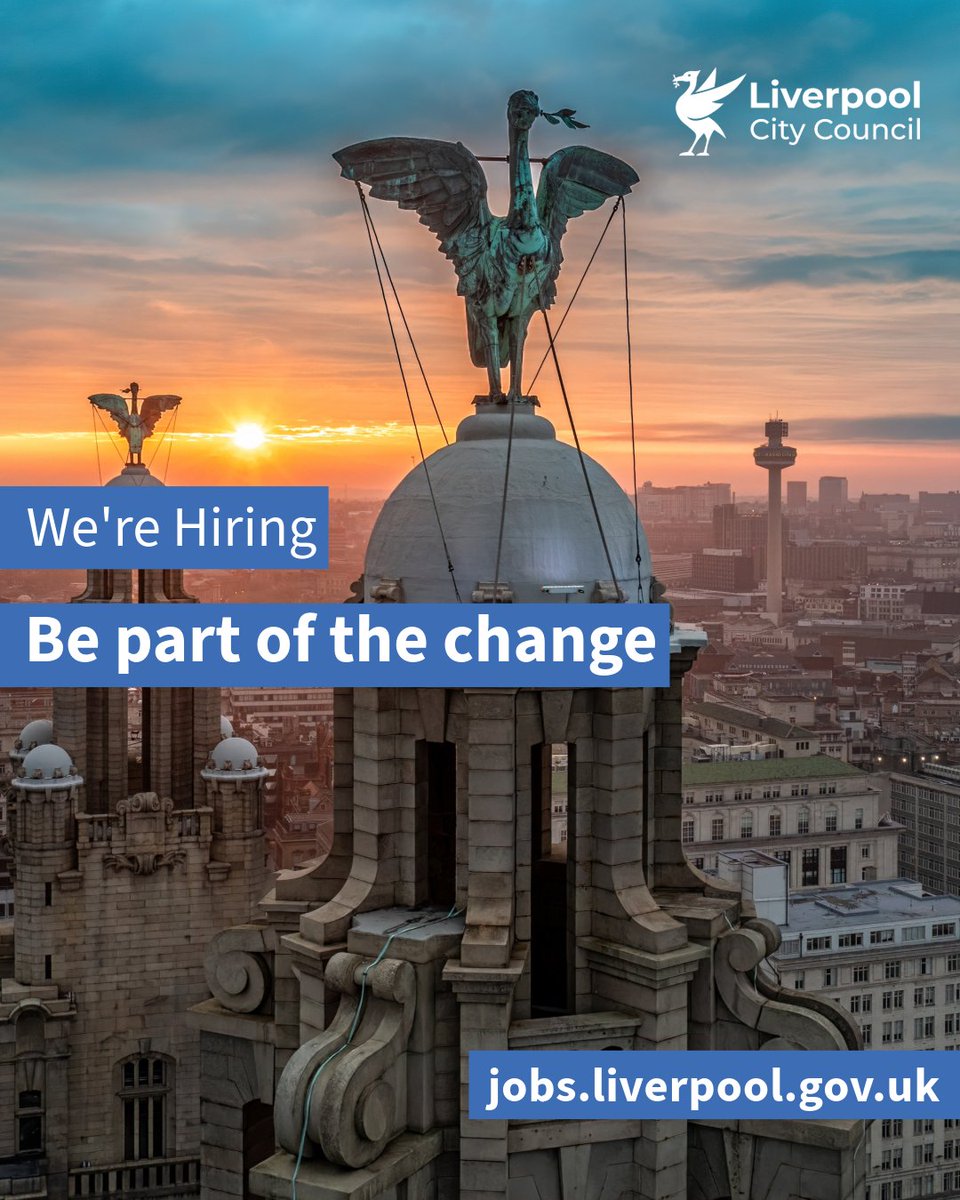 🌟 Make a real difference in Liverpool!

Join Liverpool City Council and help shape a better future for our communities 🏙️❤️

Help transform the way we work, as we strive to put our residents at the heart of everything we do. 

Be part of the change.
👉 lpoolcouncil.info/JoinUs