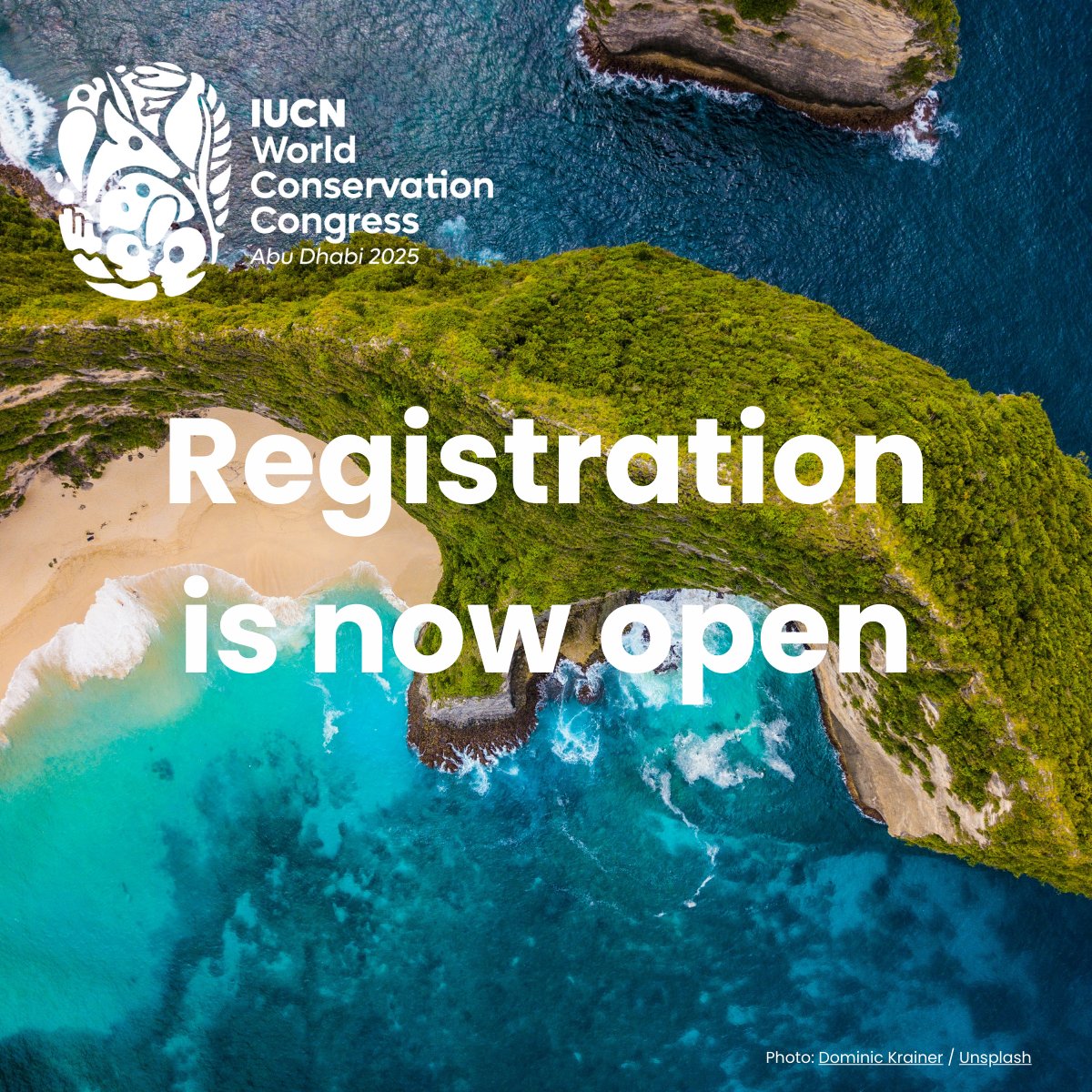 IUCN (@iucn) on Twitter photo Join us at the IUCN World Conservation Congress 2025. 9-15 Oct.
A global gathering of conservation experts, leaders and decision-makers.
REGISTRATION OPEN NOW ➡️ bit.ly/4iFPpGh
#IUCNcongress Join us at the IUCN World Conservation Congress 2025. 9-15 Oct.
A global gathering of conservation experts, leaders and decision-makers.
REGISTRATION OPEN NOW ➡️ bit.ly/4iFPpGh
#IUCNcongress