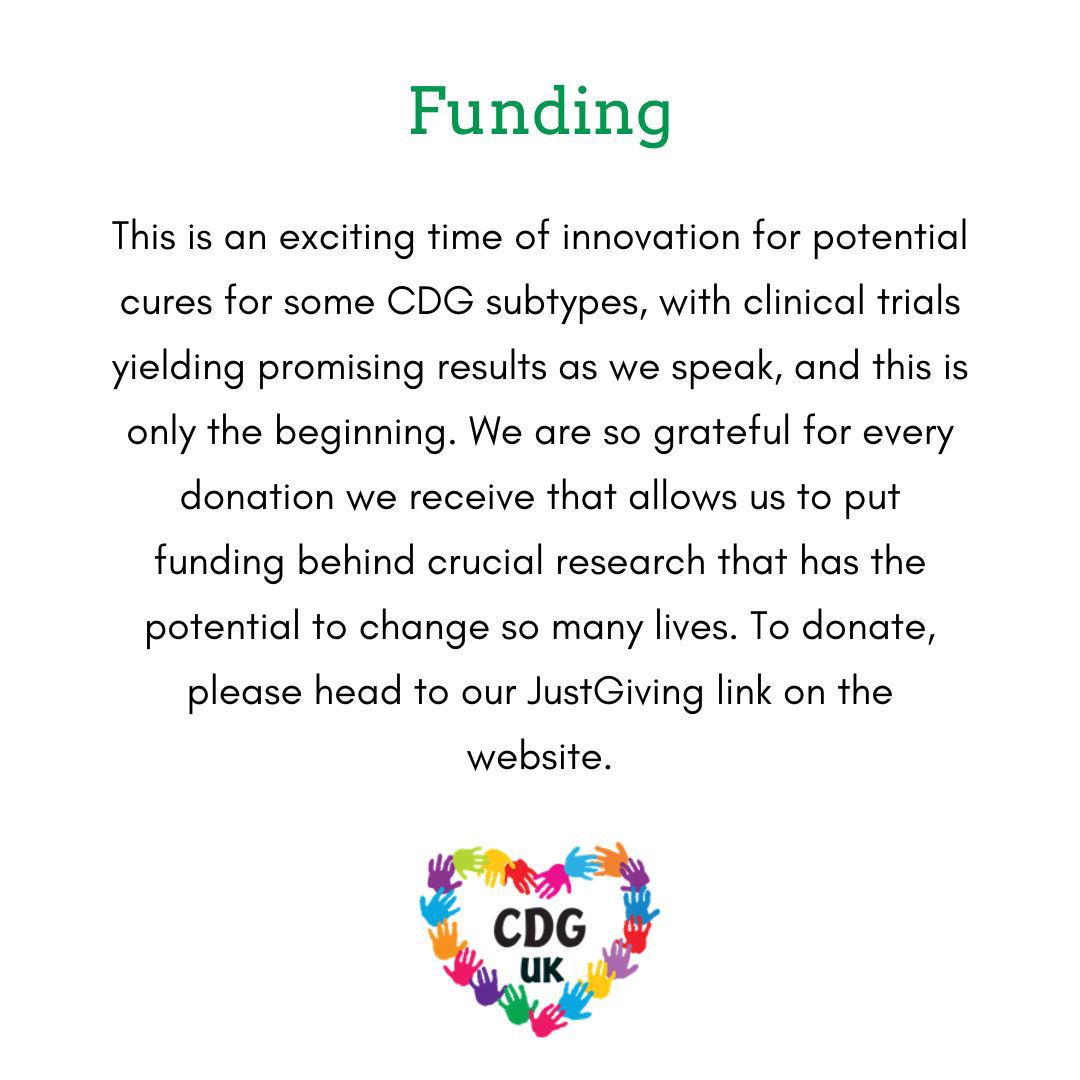 💚 Every child deserves:
🔍 A diagnosis
🩺 The right care
🌟 A brighter future

📢 Help us reach more families and professionals.
👉 Visit: ow.ly/MWQe50VTIQj
🔁 Like, comment &amp; share!

#CDGAwarenessDay #CDGwarriors #CommunitySupport @cdguk