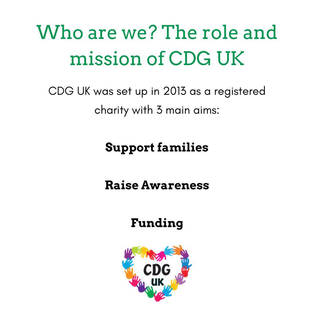 We are CDG UK — a small, passionate charity founded by parents of children with CDG 💚
We’re on a mission to bring hope, answers, and support to families facing this ultra-rare condition.
#CDGUK #ThinkCDG #RareDiseaseCharity @cdguk