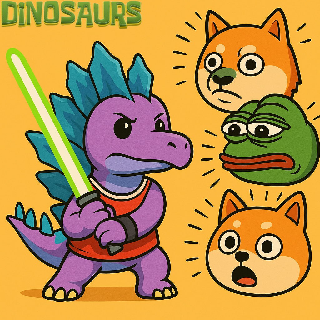 Some can see the narrative and potential we have here.
Believe in something!
Believe in $DINO!
#DINO #JasonFurie #PEPE #ShibaInu #DOGE