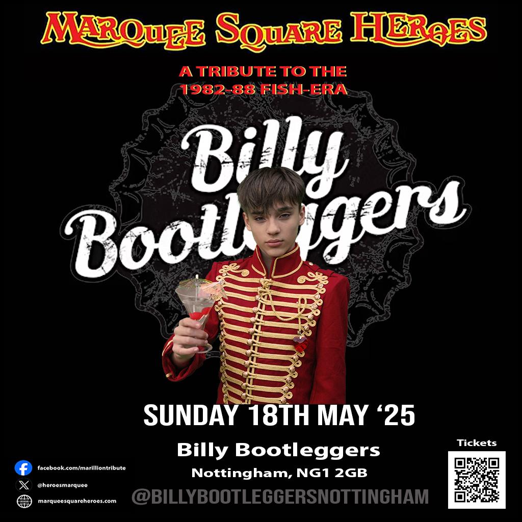 Tickets are no longer on sale online. However, there will be tickets available on the door at the Billy Bootleggers Nottingham show this evening. 

Doors are at 7:00 pm