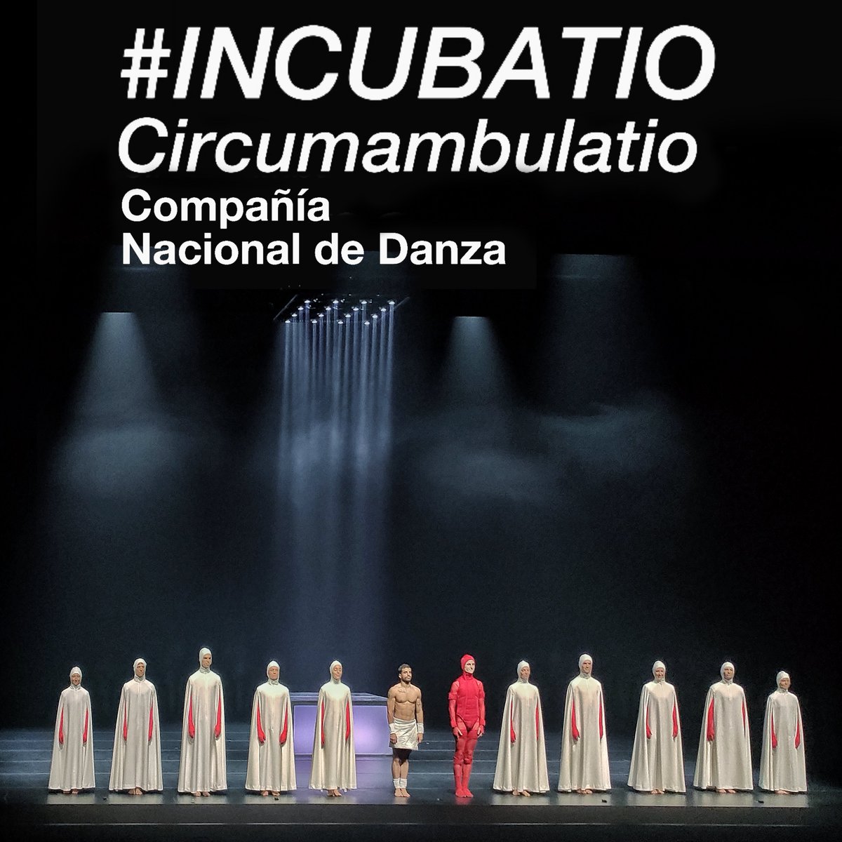 Muyteatrero's tweet photo. Gran expectación en el estreno de Muriel Romero al frente de la @CNDanza con #INCUBATIO en @TeatrosCanal.
Interesante obra, ascética y oscura, de gran impacto visual con una música dura y agobiante
Escasea la danza, abunda la performance y se echa de menos más interacción grupal. https://t.co/ujHrces5WQ