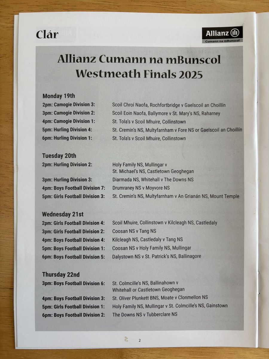 St. Clare's National School tweet media