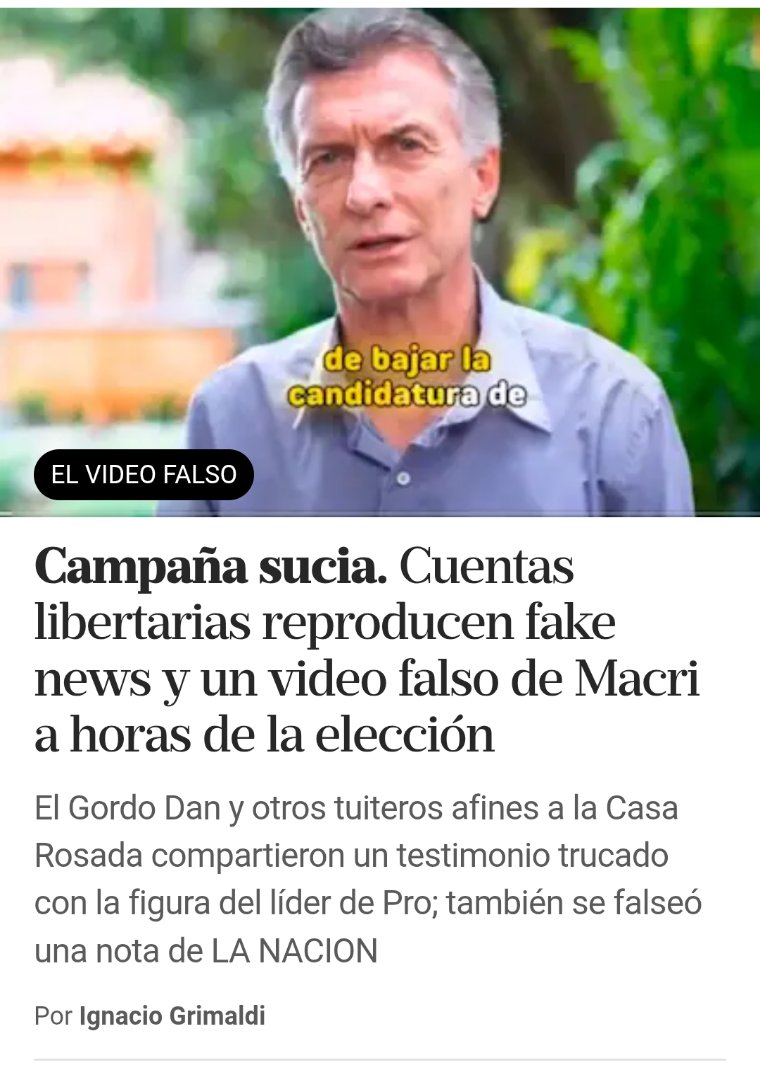 #EsConLospennato el uso de un video hecho con Inteligencia Artificial (con la que quieren tapar su carencia de la misma) da la pauta de que el miedo hace cometer errores irreparables y que se ahorcan solitos...😅

#VotoPRO 💛
La Justicia puede no funcionar pero la nuestra SÍ
Fin