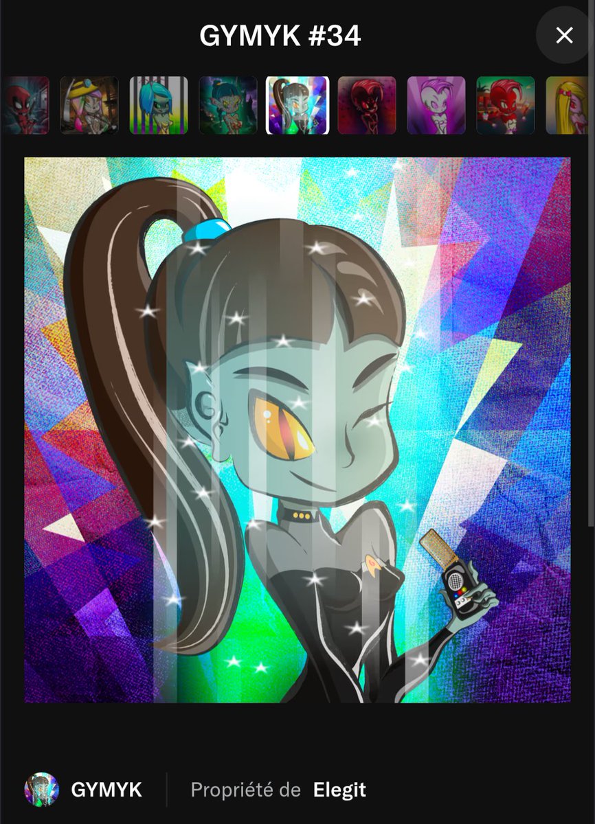 It's a new day, a new cool and nice sunday and a super good news🤩🤩

'starTrekGymyk' is phoning to 2 wonderful Gymyk for join the collection tomorrow 🔥🚀👽❤️❤️!

Hope you're readyyyyy 💥 

Owner of this beauty <a href="/Elegit2021/">Elegit</a>

opensea.io/item/matic/0x9…

#NFTCommunity #NFT
