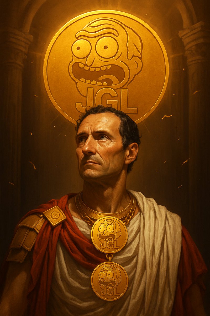 JiggleGold's tweet photo. In the shadow of empires… a new symbol glows.
 Not a crown, not a sword — but JGL.
 🪙 The world bends to gold once more.
 #JGL #JiggleGold #TheReturn #memecoin #cryptocurrency  #TON https://t.co/KeZWOVFm4t