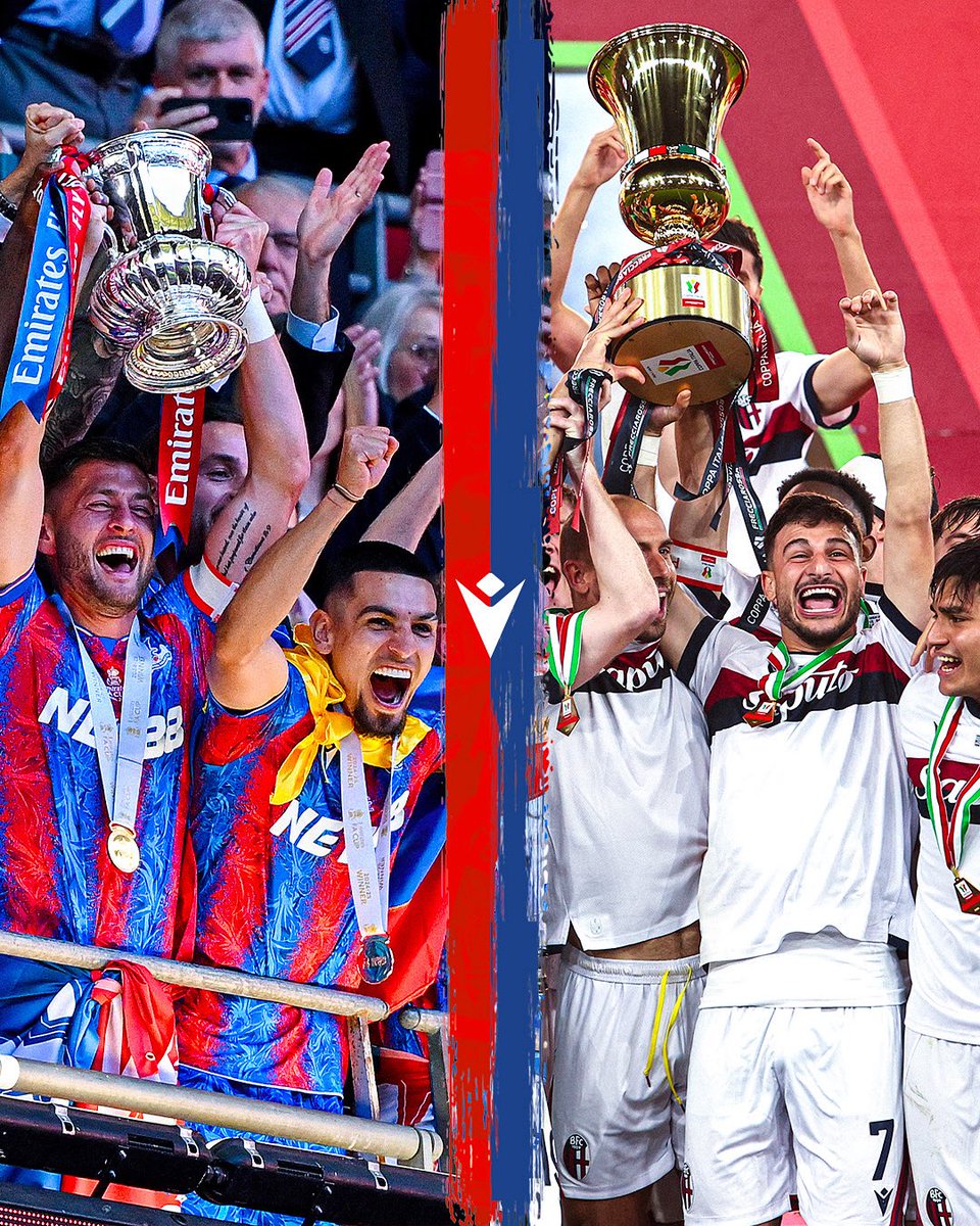 Macron (@macronsports) on Twitter photo Macron, Red and Blue.
Cup winners. History makers.
Congratulations <a href="/CPFC/">Crystal Palace F.C.</a> and <a href="/Bolognafc1909/">Bologna FC 1909</a>! ๐
#BecomeYourOwnHero Macron, Red and Blue.
Cup winners. History makers.
Congratulations <a href="/CPFC/">Crystal Palace F.C.</a> and <a href="/Bolognafc1909/">Bologna FC 1909</a>! ๐
#BecomeYourOwnHero
