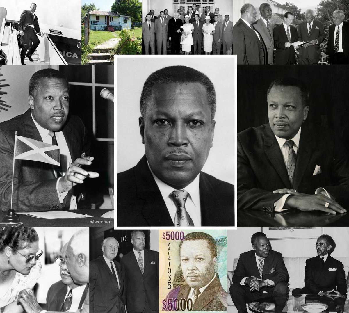 wcchen's tweet photo. "Every #Jamaican deserves the best possible education.” 60 schools built during his tenure; Primary capacity increased to 100%, Secondary to 70%; biggest expansion ever.

Hugh Lawson Shearer (18 May 1923 – 15 Jul 2004) #Jamaica's third Prime Minister, born 102 years ago today.
https://t.co/wqjZkf4MGp