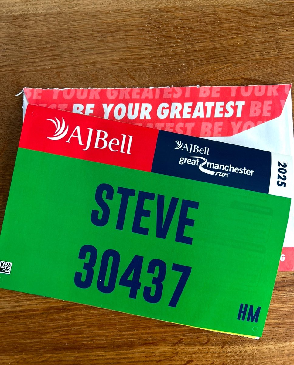I don’t ask for much and always putting others first, and the one thing I’ve looked forward to for months was todays Manchester Half Marathon. But a sore and swollen ankle has seen me having to miss out - feeling gutted is an understatement. 😔😔

Ah well - roll on next year! 🏃🏻‍♂️