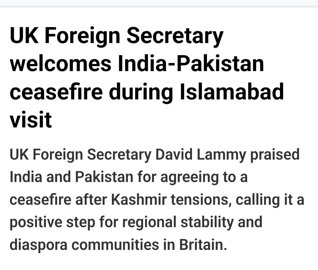 A third rate country like Britain has no locus standi to comment on what a great country like India should do. We are aware that Britain fathered Pakistan, hence their love for that country. Britain should concentrate on Palestine - a muck created by them. Stop carnage there.