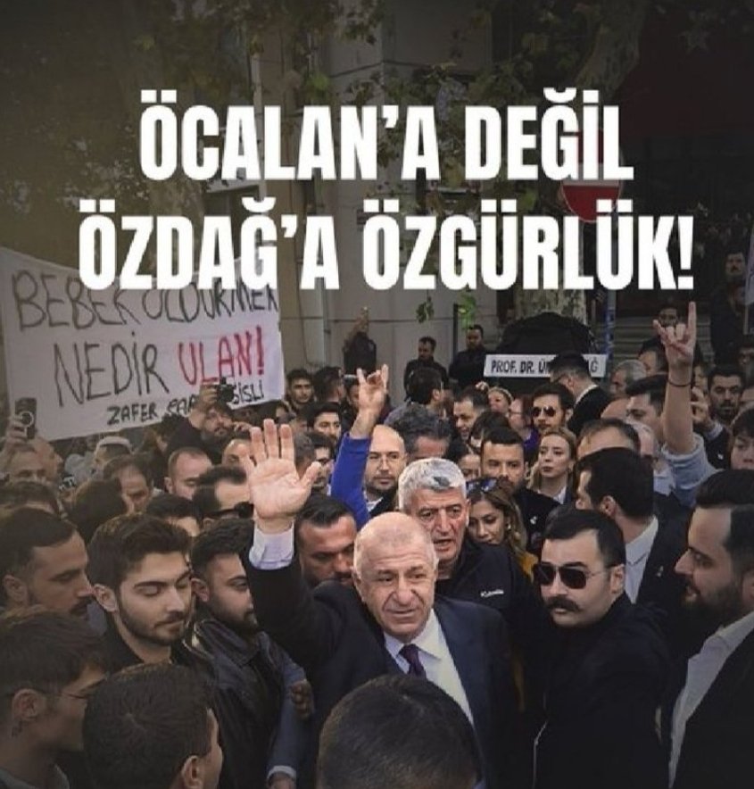Ümit Özdağ kaderine mi terkediliyor?
Tutuklandıktan sonra,kendi hesabı, Ümit Özdağ'ın söylemlerine uymayan mesajlar atmaya başladı.
Ümit Özdağ,içeriden çıkmadan durum netleşmeye
cek. 
Ama,Ümit Özdağ'a sahip çıkılması gerekiyor.
#ÜmitÖzdağıSerbestBırakın 
#ÜmitÖzdağaÖzgürlük