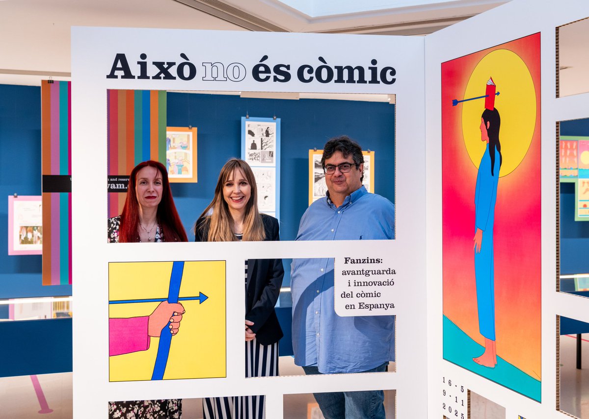 Inauguración de la exposición "¡Eso no es cómic! Fanzines: vanguardia e innovación del cómic en España" en <a href="/gva_IVAM/">GVA IVAM</a> que he tenido el placer de comisariar con <a href="/alvaropons/">Álvaro Pons</a>. Os animamos a visitarla y a participar en su programación de charlas y talleres hasta el 9 de noviembre
