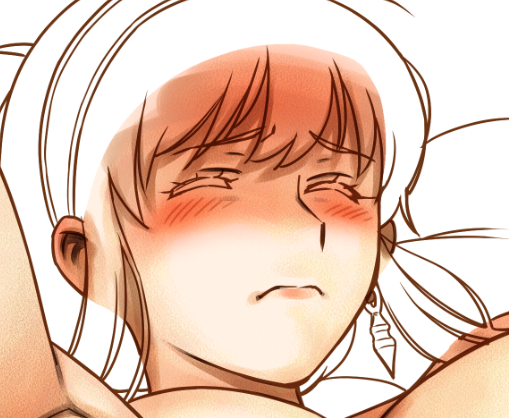 進捗。彩色中。晩飯にします。 