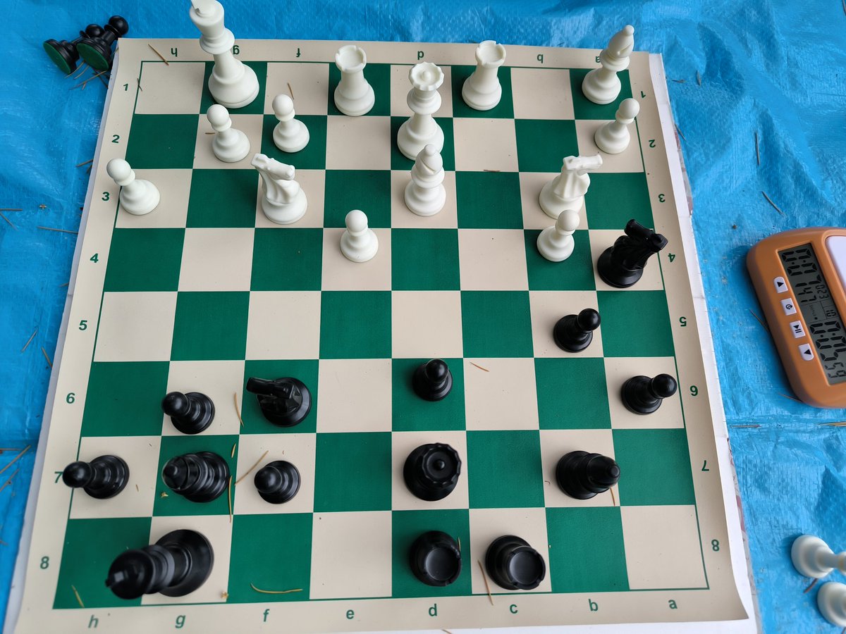 chipstar6856's tweet image. ちょっぴり時間があったので世田谷チェスクラブさんの公園チェスへ。2敗だったけどいい勝負ができて楽しかったです♪