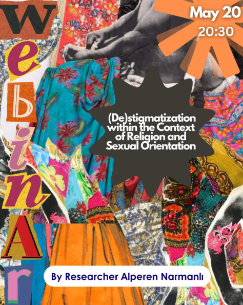 As Queer PSY-Force, we are thrilled to announce our upcoming webinar with Researcher Alperen Narmanlı, titled:

🎙️ “(De)stigmatization within the Context of Religion and Sexual Orientation”

The webinar will be held in English and is open to everyone!

See you on Tuesday! ✨