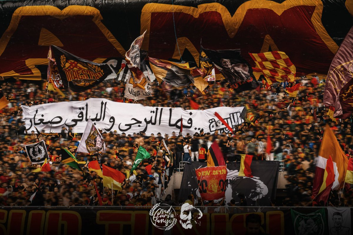 ULE__2002's tweet photo. ๐๐๐ ๐๐๐๐ ๐๐๐
๐
๐๐๐๐๐!
Curva Sud Tunisi | ( E.S.TUNIS Vs USM) - Tunisian League - Last Gameweek | (15/05/25)
#GRAZIE_CURVA_SUD
#INCONDIZIONATI #MU02
#SENSING_THE_END_NEAR https://t.co/L8wwnloJkb