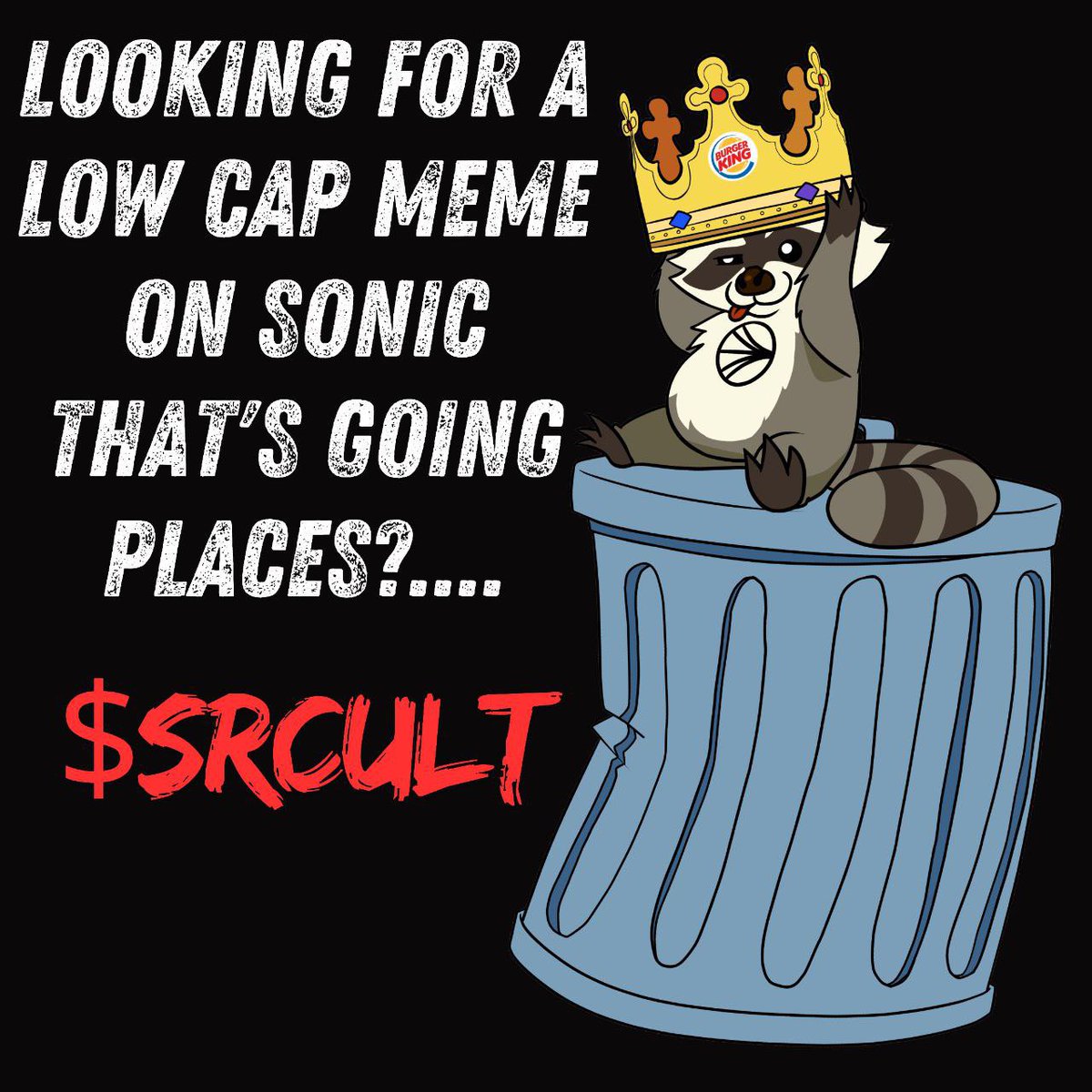 TechnicalMemes's tweet photo. @SonicEcosystem @SonicLabs @BinanceWallet Cultists will prevail 🦝🦝

$SRCULT https://t.co/UVCdQgM2OV