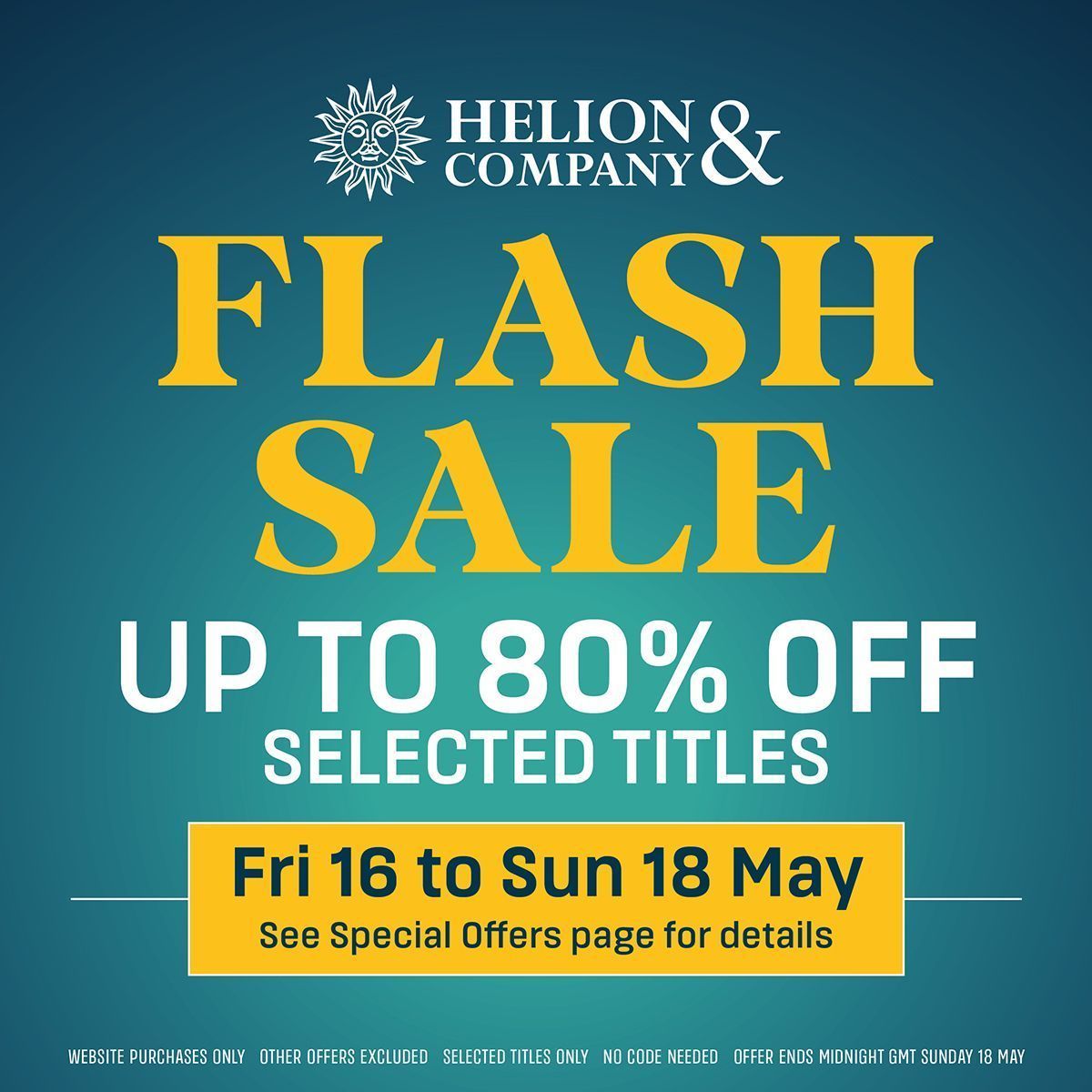 ✨ Flash Sale Ends Today! ✨
This weekend only, grab incredible deals on 39 selected print books from Helion &amp; Company! With discounts of up to 80%, this is your chance to expand your military history collection at exceptional value.
Shop all sale titles here: