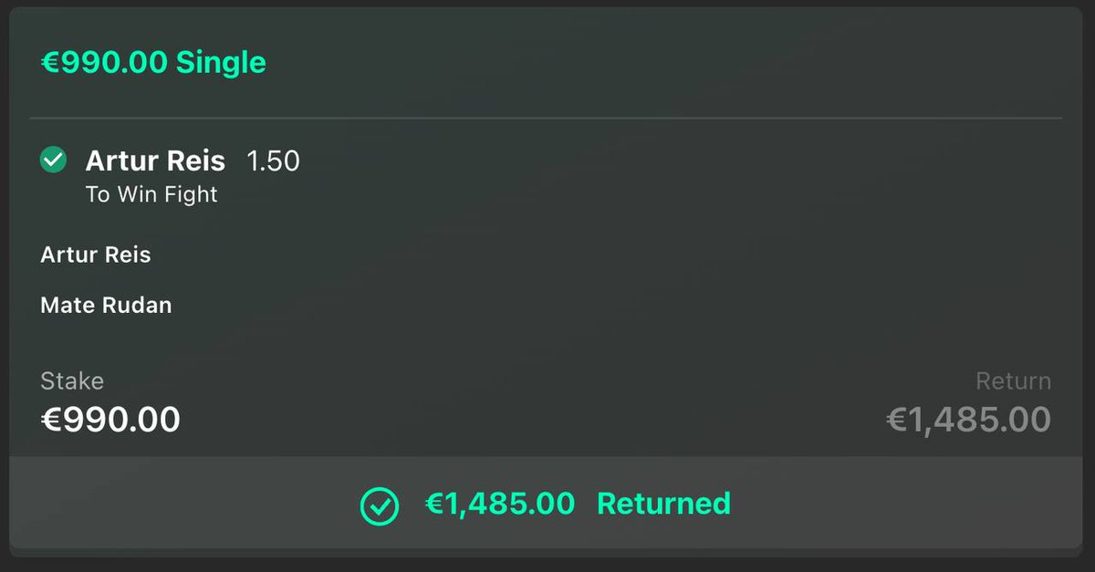 Trollbettingtp's tweet photo. BOOOM 🎯 MY FREE GIVE AWAY OF £200 FOR THIS BET IF YOU PLACED AND WON SHARE YOUR SLIP TO RECEIVE YOUR £200 #MateRudan #Arturreis #Boxingfight https://t.co/O3a63YWrK5